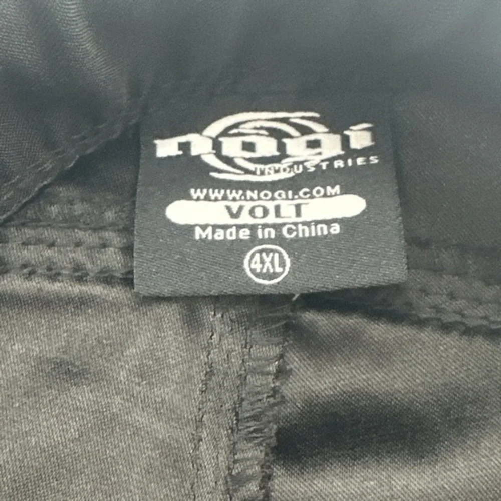 Nogi Volt‎ Shorts Men's XXL Black Heavy Stitch Grappling Jiu Jitsu BJJ MMA UFC